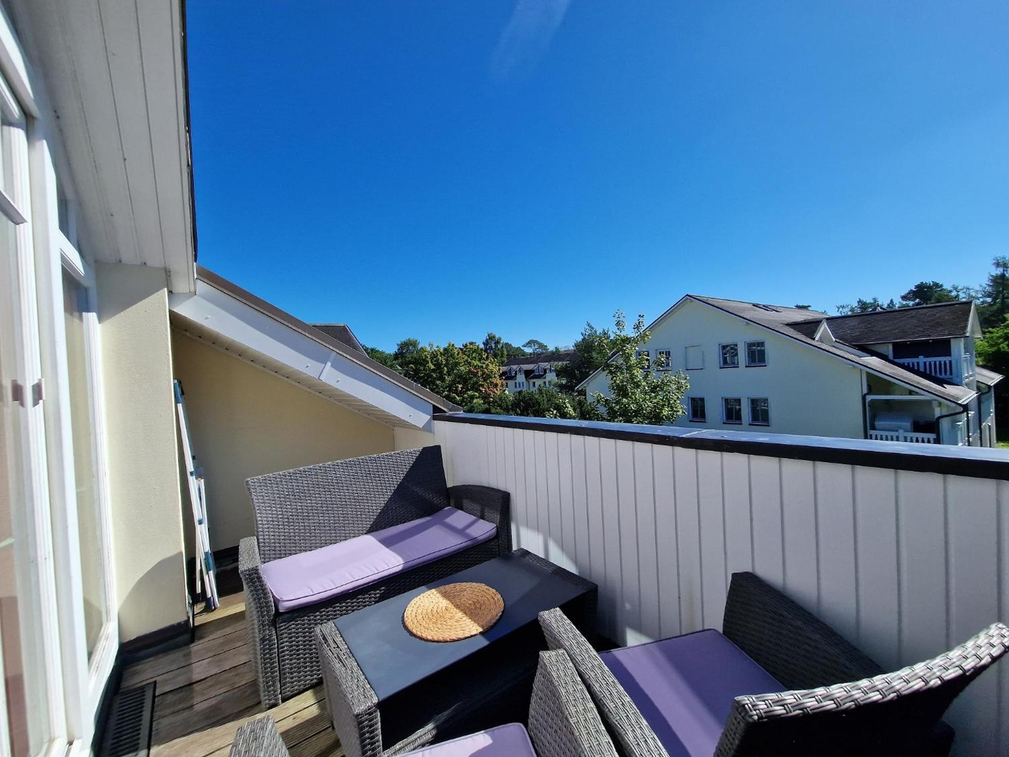 Duenenpark Binz - Komfortplus Ferienwohnung Mit 1 Schlafzimmer Und Balkon Im Dachgeschoss 231 Extérieur photo